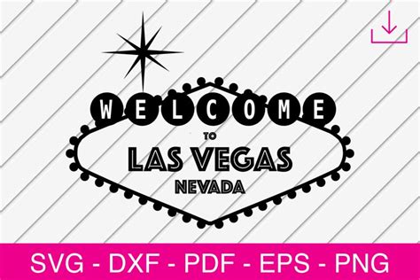 Las Vegas Svg, Las Vegas Sign, Las Vegas Sublimation Design