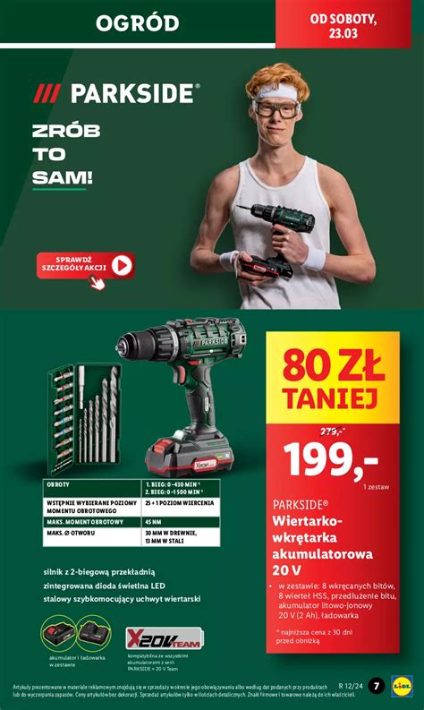 Gazetka Promocyjna Lidl Katalog Parkside Wa Na Do