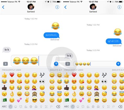 Send 3X Large Size Emoji Using IOS 10 Messages App Here S How