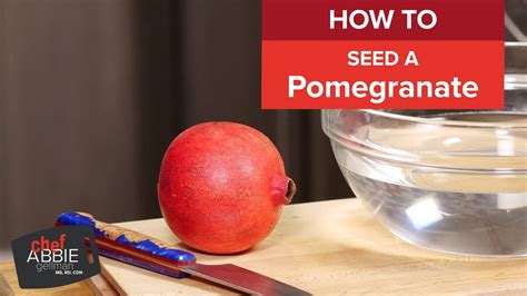 How To Easily Remove Pomegranate Seeds Food Facts Youtube