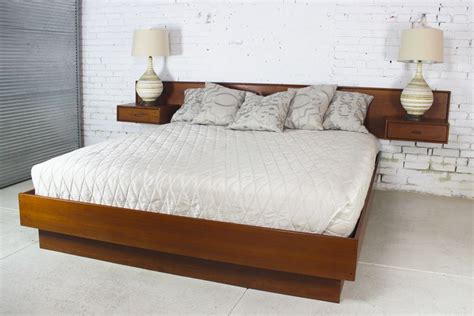 30 Bed Frame With Nightstand Attached DECOOMO