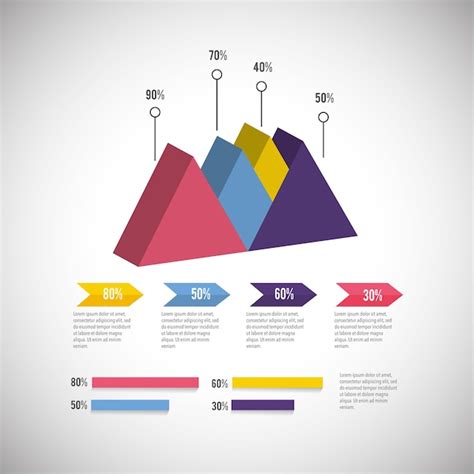 Premium Vector Isometric Infographic Business Diagram Information