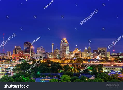 San antonio skyline night Images, Stock Photos & Vectors | Shutterstock