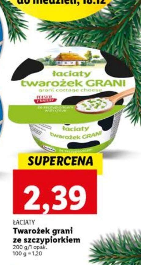 Promocja Serek Grani Ze Szczypiorkiem Aciaty Lidl