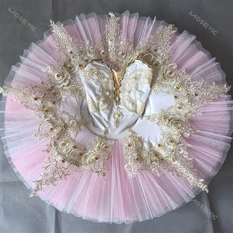 Tutu Ballet Professional Ballet Dress Girl Performance Costume White