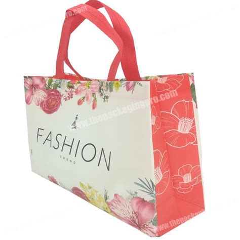 Foldable Eco PP Lamination Promotional Shopping Folding Non Woven Bag