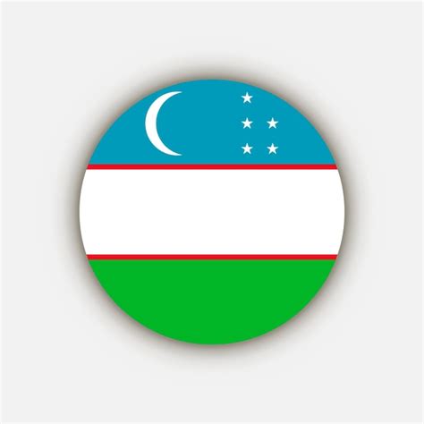 Premium Vector Country Uzbekistan Uzbekistan Flag Vector Illustration