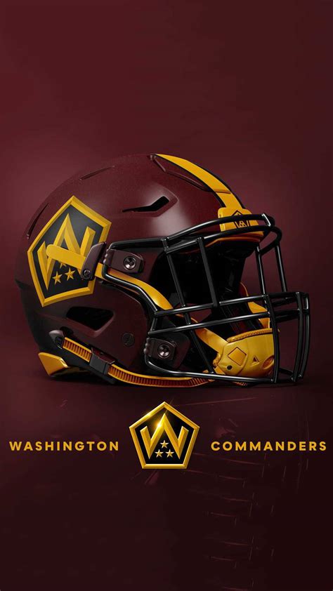 Download Washington Commanders Football Helmet Wallpaper