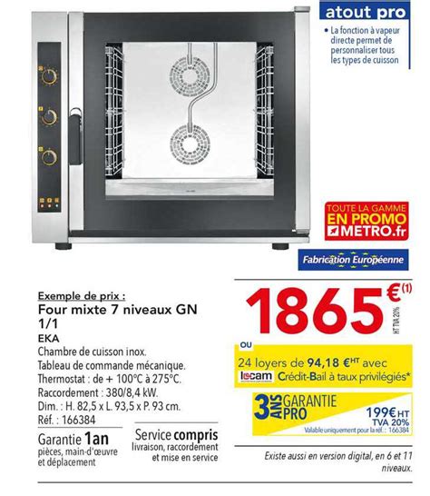 Promo Four Mixte 7 Niveaux Gn 1 1 Eka Chez Metro Icataloguefr