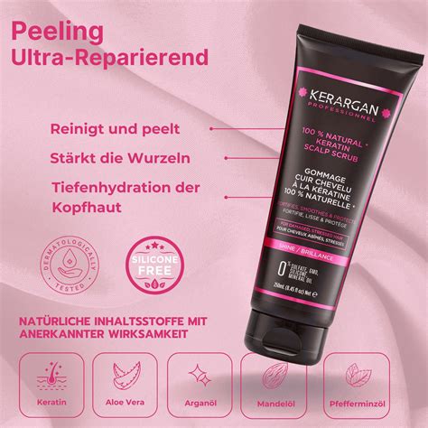 Kerargan Duo Maske Und Peeling Mit Keratin 750 Ml Shop Apotheke