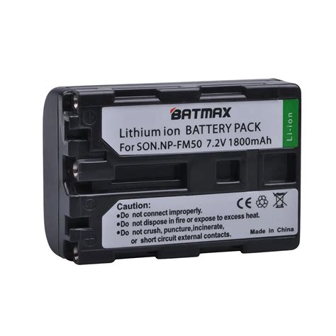 Batmax Pc Np Fm Np Fm Npfm Rechargeable Battery For Sony Alpha