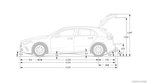 2019 Mercedes Benz A Class Dimensions Caricos