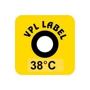 Термоиндикаторная наклейка Thermolabel Single на 1 температуру (ID ...