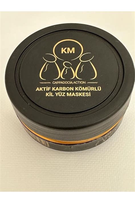 KM DOĞAL AKTİF KARBON KÖMÜRLÜ KİL YÜZ MASKESİ CAPPADOCIA ACTION KM 250