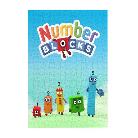 300 Pieces Number Block Puzzle For Adults And Teenagers Cartoon Jigsaw Puzzle For Room Decor