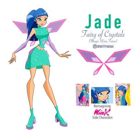 Jade Winx Side Character Concept By Wittywinx On Deviantart El Club