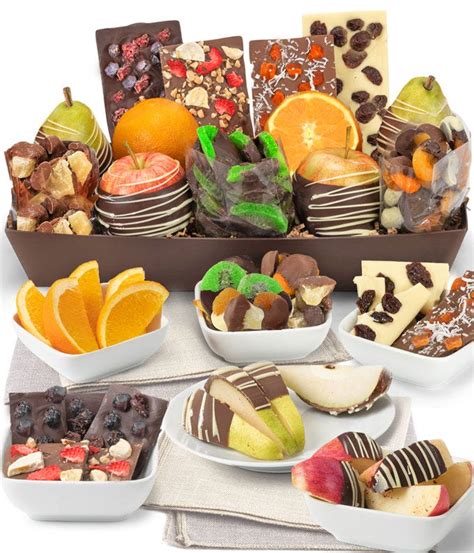 Chocolate Covered Fruit Basket - The Gift Basket Store