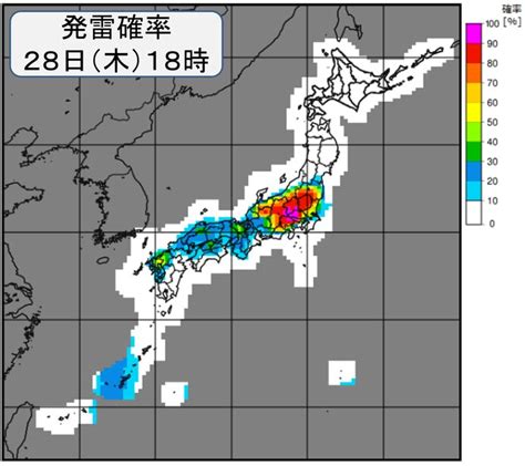 関東甲信 局地的に非常に激しい雨 南部の平野部もゲリラ豪雨に警戒気象予報士 吉田 友海 2022年07月28日 日本気象協会 Tenkijp