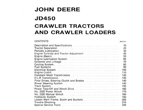 John Deere 450 Crawler Tractor Repair Technical Manual Sm2064