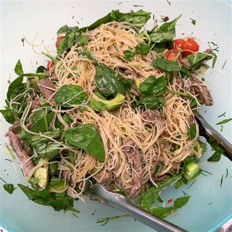 Thai Beef Noodle Salad Embody Nutrition Consulting