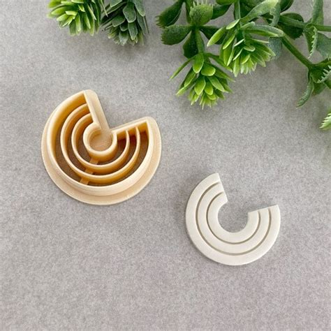 Art Deco Clay Cutter Earring Polymer Clay Cutter Jewellery Etsy