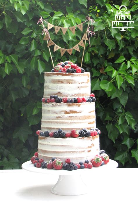 Naked Cake Voor Een Verjaardag Yummie Sweet Cakes