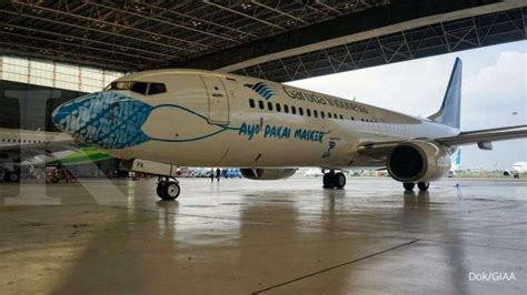 Garuda Indonesia Giaa Luncurkan Desain Mask Livery Bermotif Corak Batik Parang