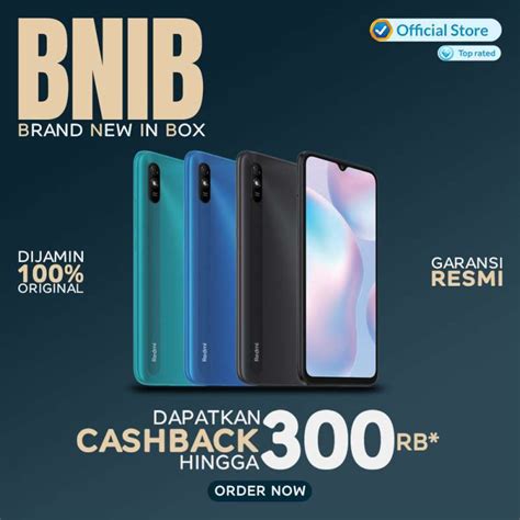 Promo Xiaomi Redmi 9a 3 32GB Garansi Resmi Diskon 10 Di Seller Mega