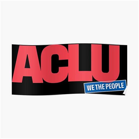 "ACLU Logo" Poster for Sale by FRStudio | Redbubble