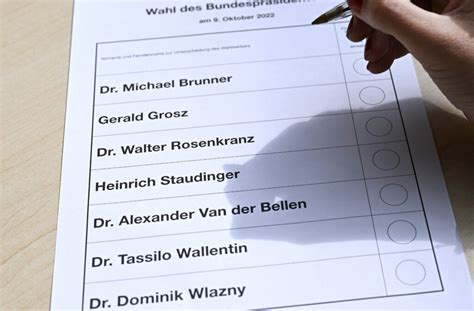 Bundespräsidentenwahl 2022 Gemeinde Bildein