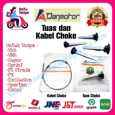 Jual Tuas Tiang Cuk Dan Kabel Choke Vespa Danmotor Shopee Indonesia