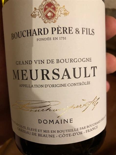 2020 Bouchard Père et Fils Meursault 1er Cru Bouchères France