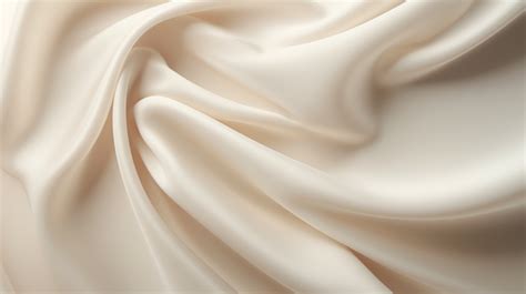 Luxurious Cloth With A Smooth And Elegant Matte Cream Soft Fabric