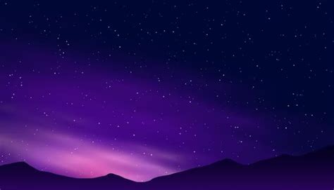 Why was the sky purple at night?