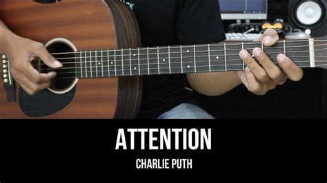 Attention Charlie Puth Easy Guitar Tutorial With Chords Lyrics