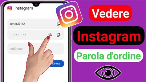 Come Trovare La Password E Il Nome Utente Di Instagram Youtube