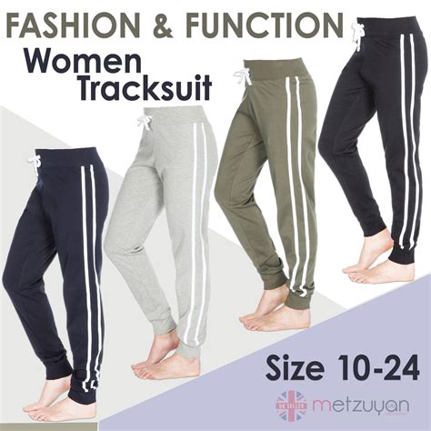 100 Cotton Ladies Jogpants Sweatpants Tracksuit Bottoms Sports Gym