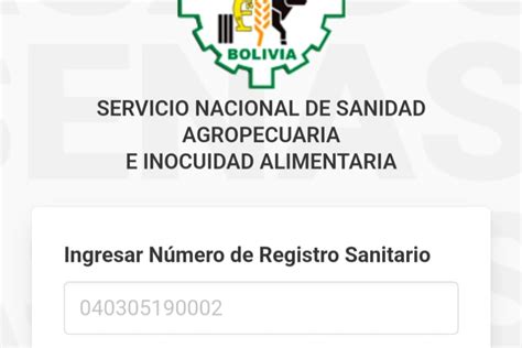 Habilitan La App Senasag Bolivia Para Verificar Registro Sanitario De