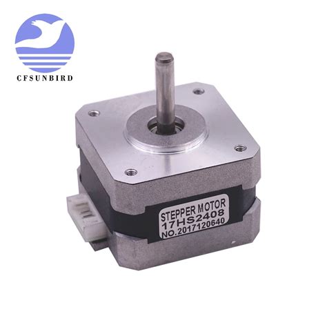 การรับรอง Ce 1 ชิ้น 17hs2408 4 ตะกั่ว Nema 17 Stepper Motor 42 มอเตอร์