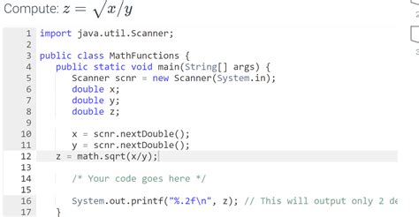 Solved Compute Z Vx Y 1 Import Java Util Scanner 2 3 Chegg