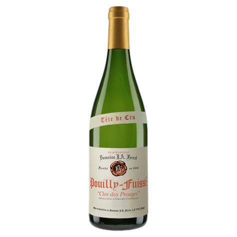 Domaine J A Ferret Pouilly Fuissé Clos des Prouges 2021