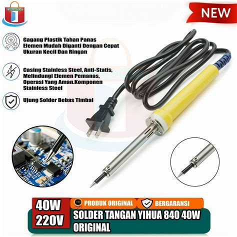 Jual Yihua 830 Solder Listrik 30W Solder Tangan 30 Watt 71736 Shopee