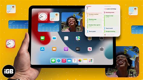 Cómo agregar y usar widgets en iPad con iPadOS 15