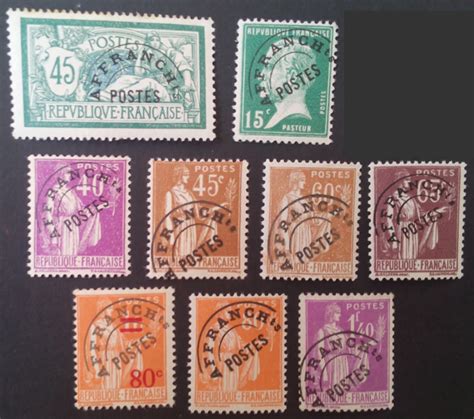 France Set Of Pre Cancelled Stamps Types Catawiki