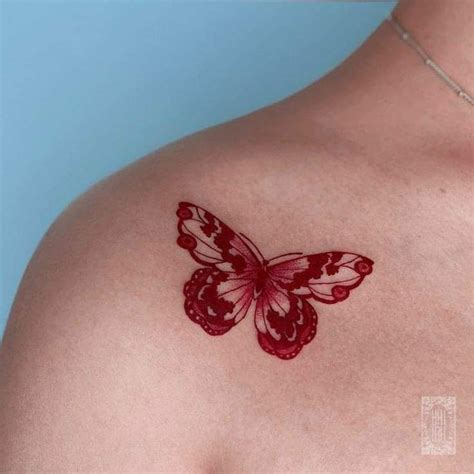 30 Ideas De Tatuajes En Tinta Roja Y Sus Precauciones Lo Mejor