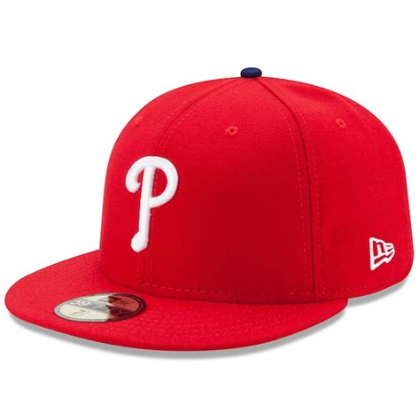 Men's Philadelphia Phillies New Era Red Game Authentic Collection On ...