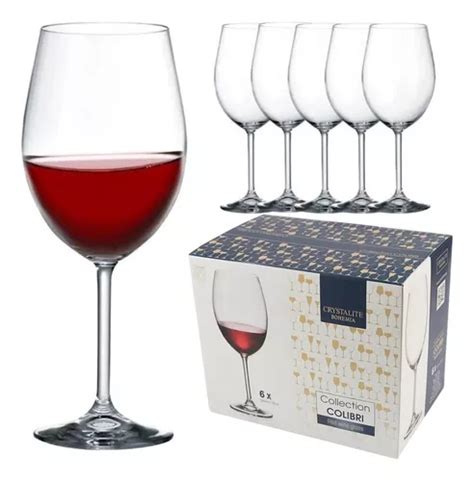 Jogo Completo 12 Taças Cristal Titanium Vinho Tinto 580ml MercadoLivre