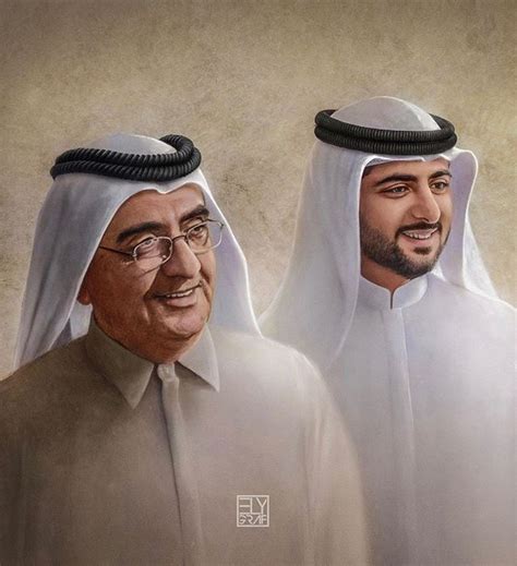 Maktoum Bin Rashid Bin Saeed Al Maktoum Y Su Hijo Mohammed Bin Maktoum