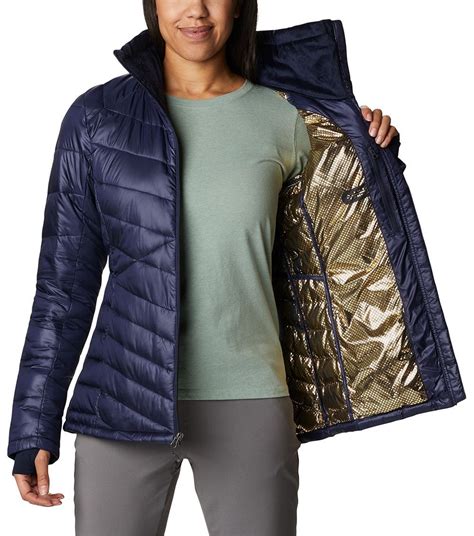 Womens Joy Peak Omni Heat Insulated Jacket Dark Nocturnal Columbia