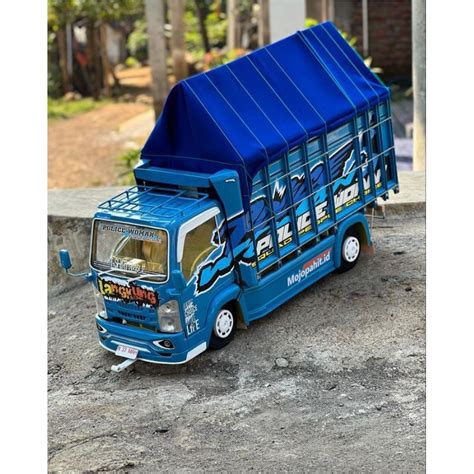 Jual MAINAN ANAK ANAK TRUK OLENG MINIATUR TRUK KAYU ASLI KEREN FULL